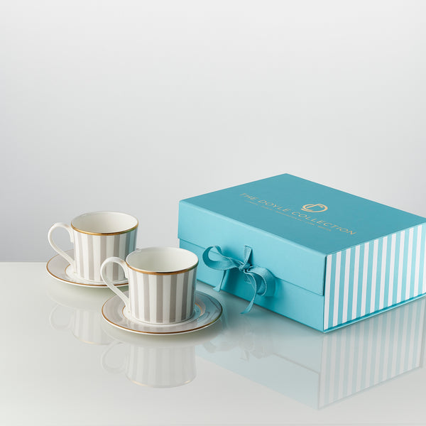 The Signature Tea Cup and Saucer Set of 2