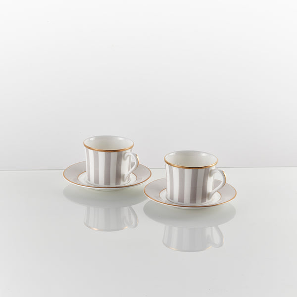 The Signature Tea Cup and Saucer Set of 2